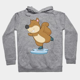 Squirrel Ice skating Ice skates Hoodie